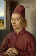 Dieric Bouts Portrait of a Man oil painting reproduction